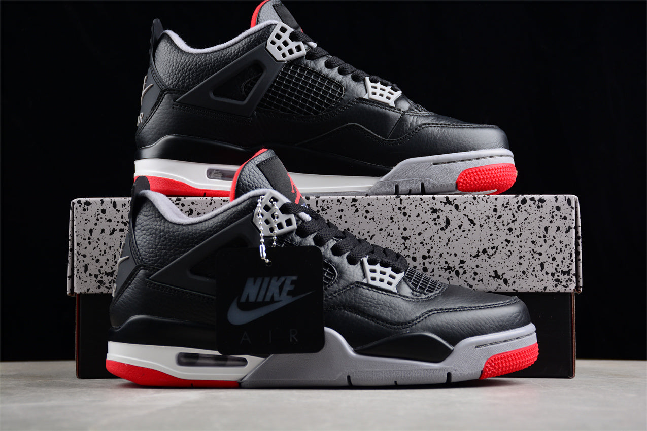 Air Jordan 4 Retro "Bred Reimagined" Shoes braveps