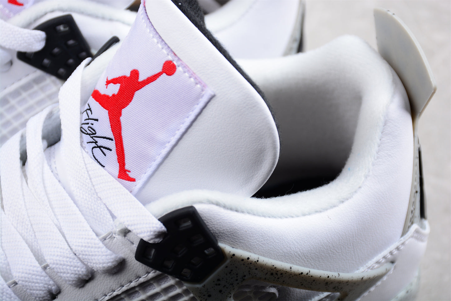 Air Jordan 4 Retro "White Cement" Shoes braveps