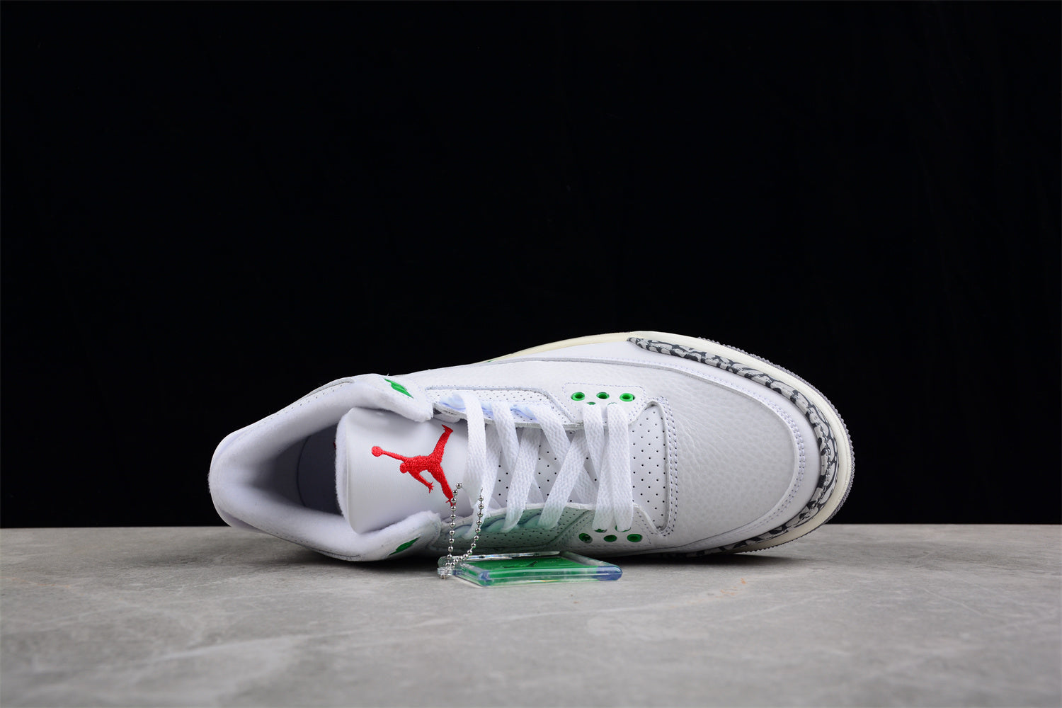 Air Jordan 3 Retro "Lucky Green" White Green Shoes braveps