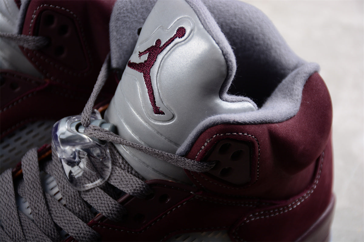 Pure original version of Air Jordan 5 "Burgundy" Shoes braveps