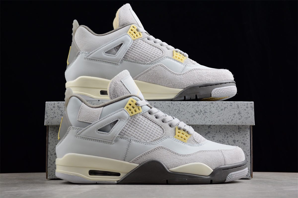 Air Jordan 4 Retro "Craft" Gray Shoes braveps