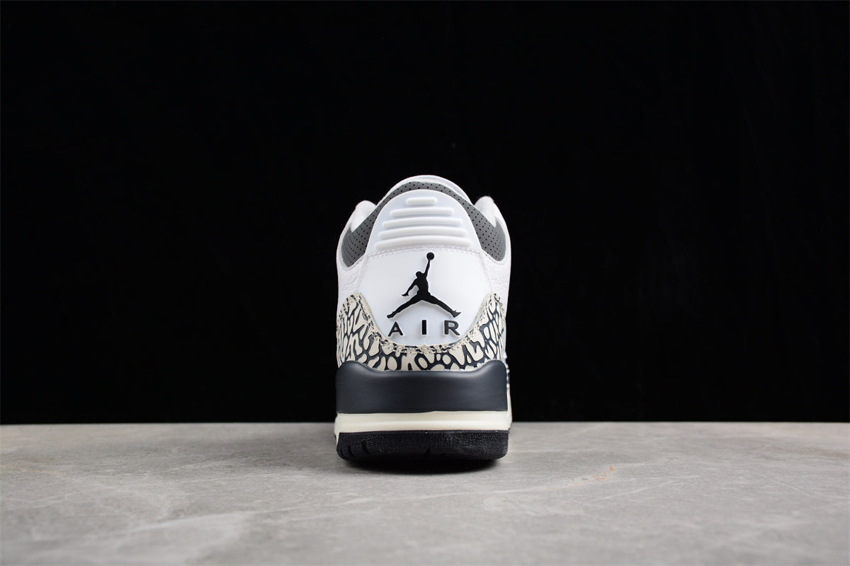 Air Jordan 3 Retro Low Gray  Shoes braveps