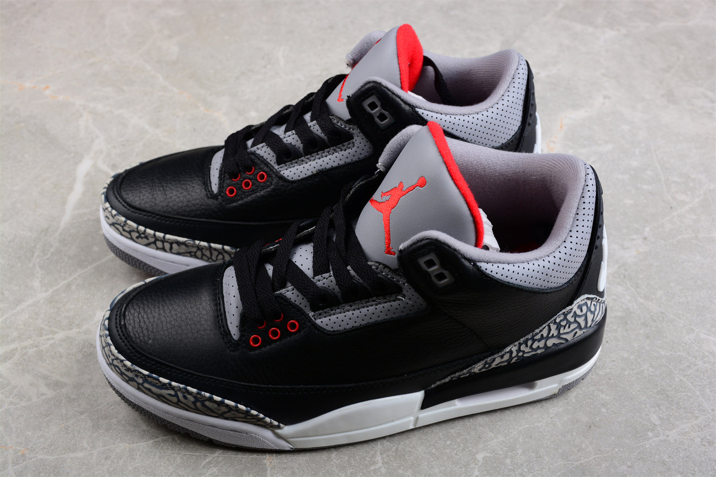 Air Jordan 3 Retro Black Cement  Shoes braveps