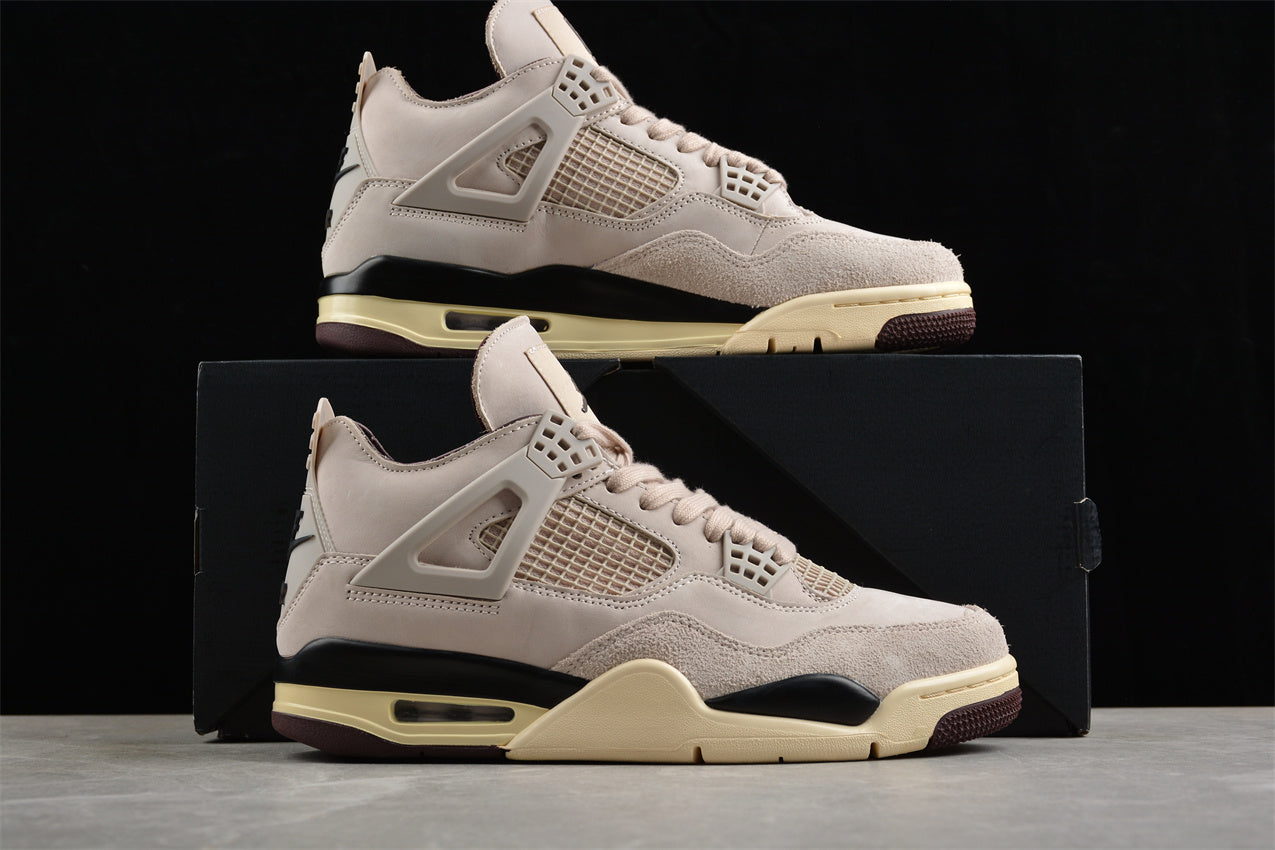 A Ma Maniere x Air Jordan 4 Retro "Fossil Stone" Shoes braveps