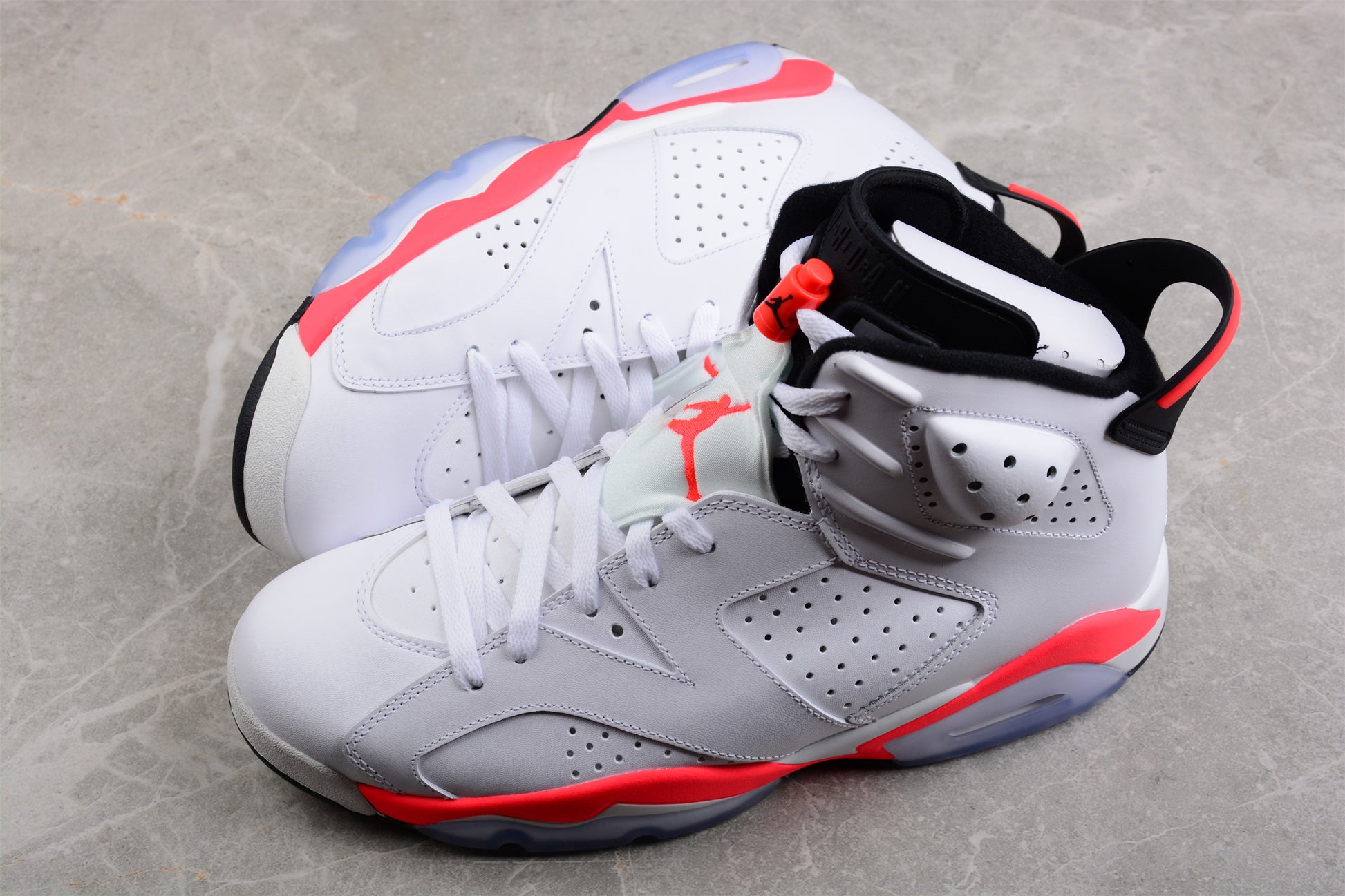 Air Jordan 6 "DMP" White Red Shoes braveps