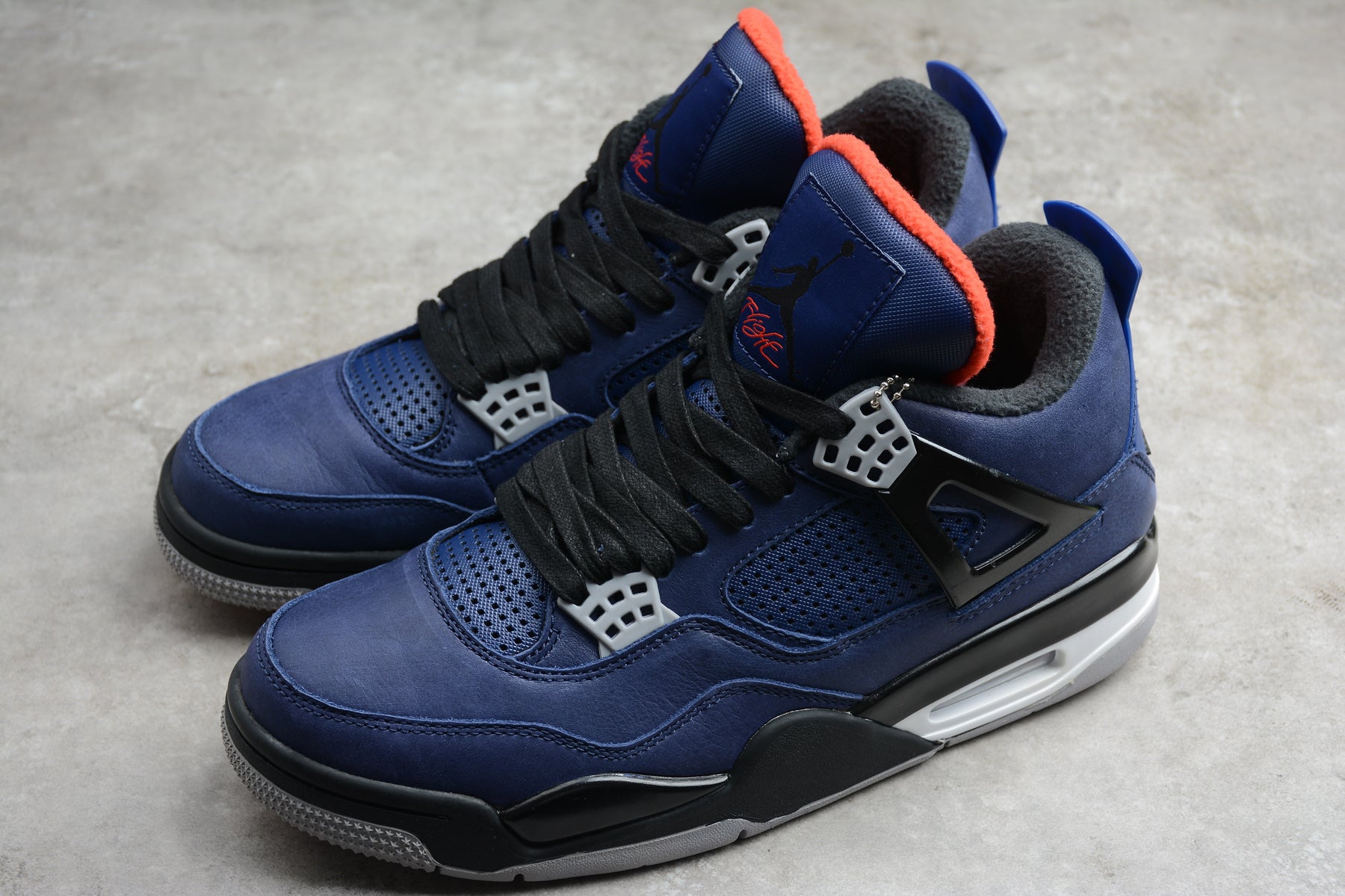 R38 Air Jordan 4 Dark Blue Shoes braveps