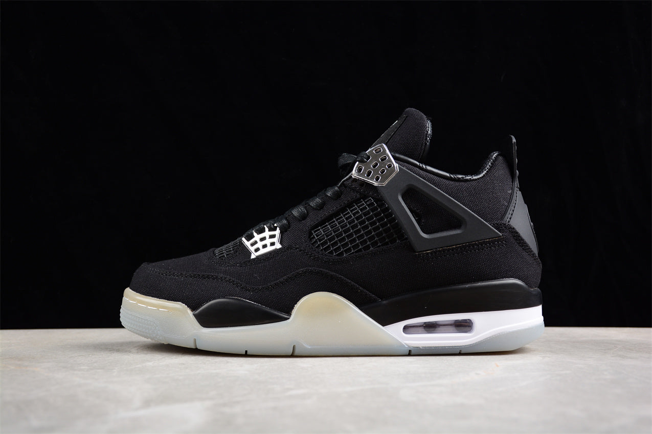 Air Jordan 4 Retro Black Shoes braveps