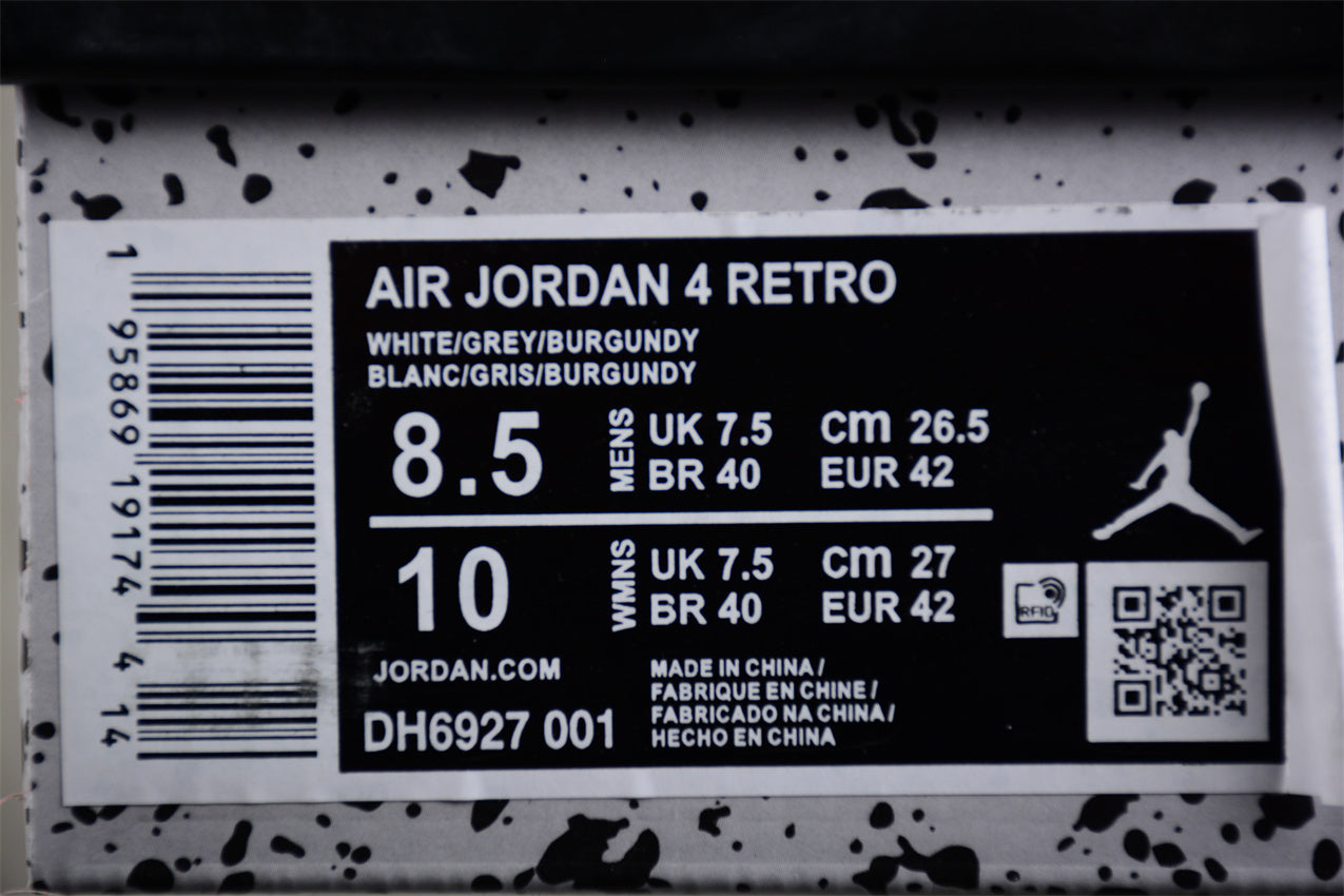 Air Jordan 4 Retro "Medium Grey" Shoes braveps