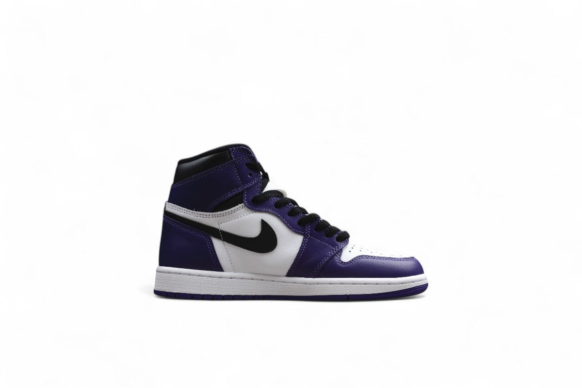 R42 CJ Jordan 1 High Top White Purple braveps