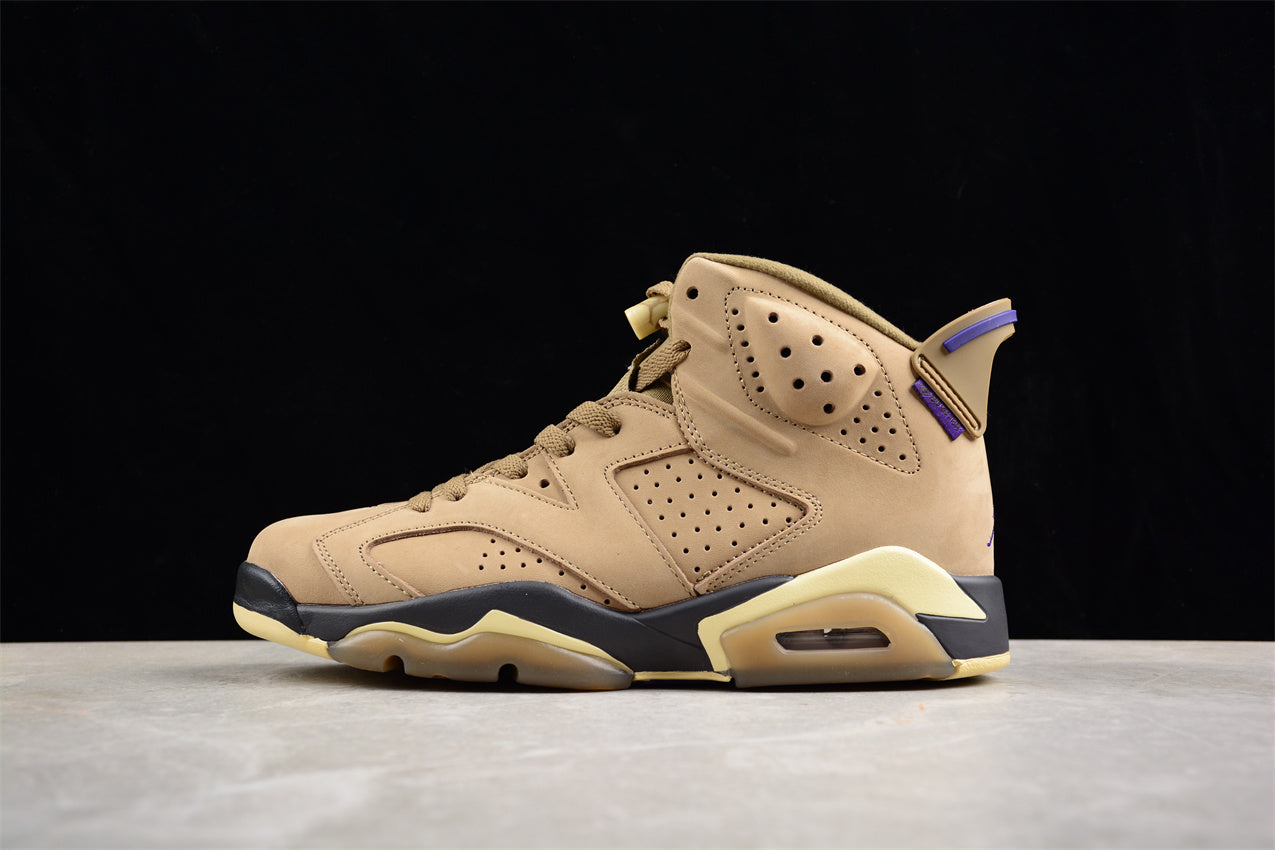 Air Jordan 6 Gore-Tex "Brown Kelp" Green  Shoes braveps