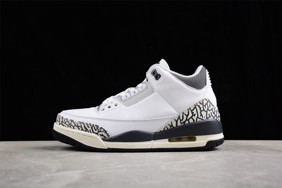 Air Jordan 3 Retro Low Gray  Shoes braveps