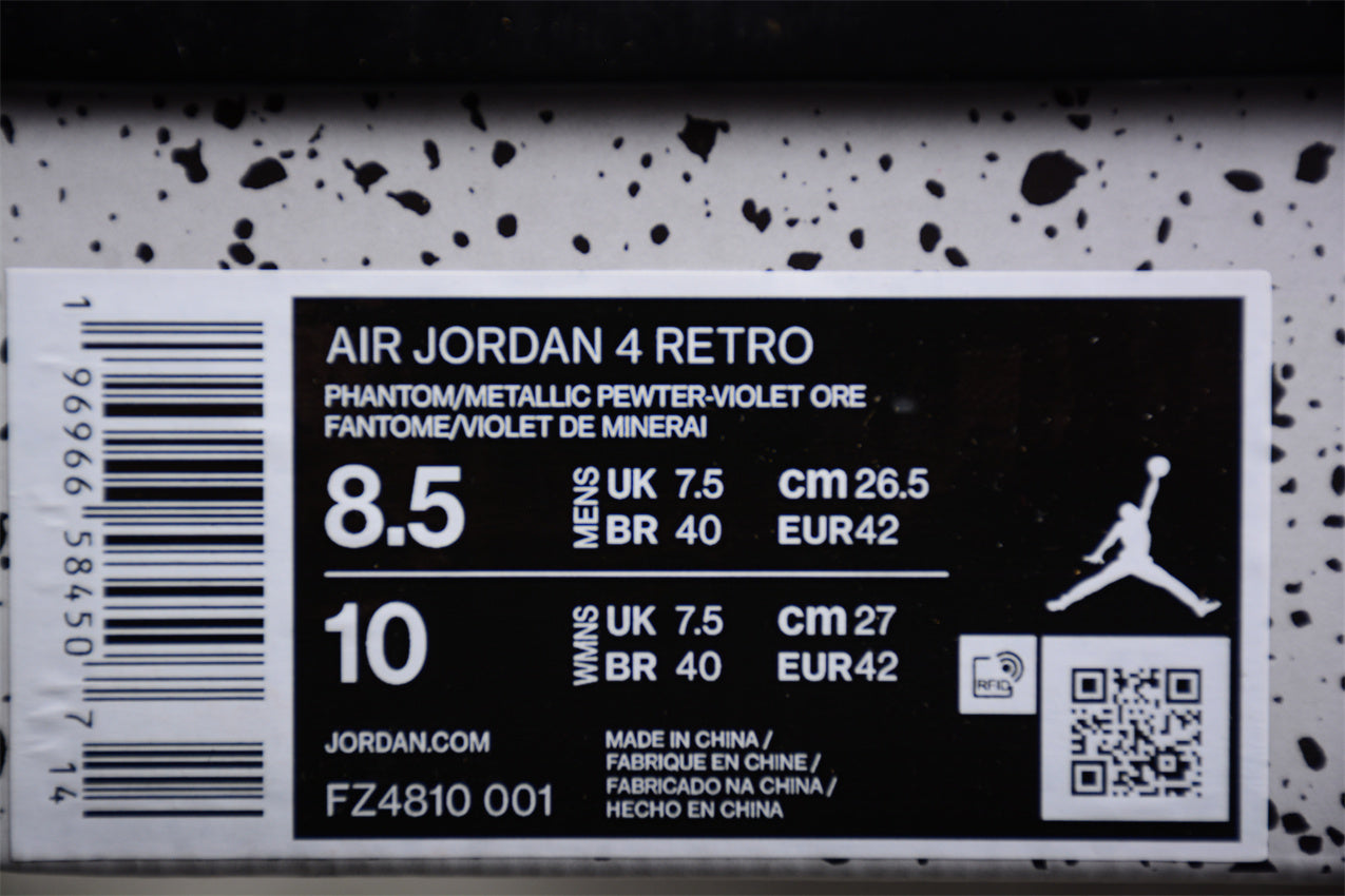 A Ma Maniere x Air Jordan 4 Retro "Phantom" Shoes braveps