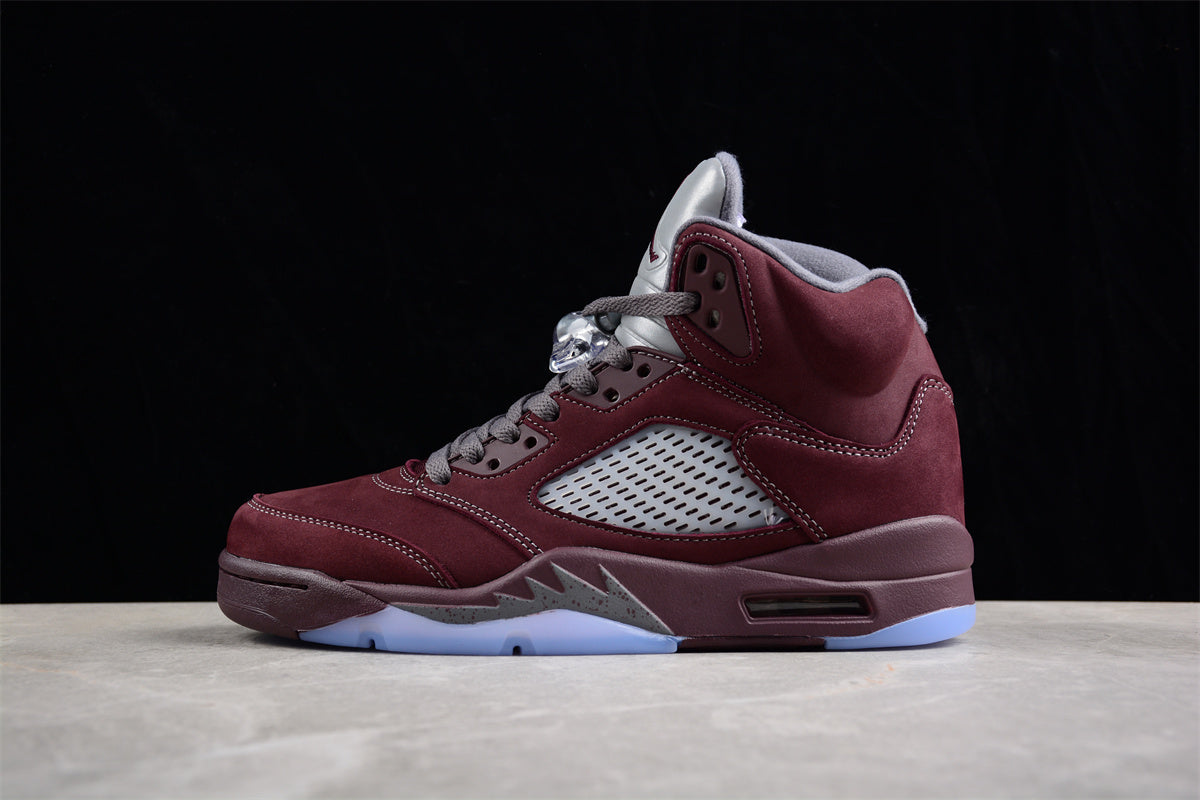 Pure original version of Air Jordan 5 "Burgundy" Shoes braveps