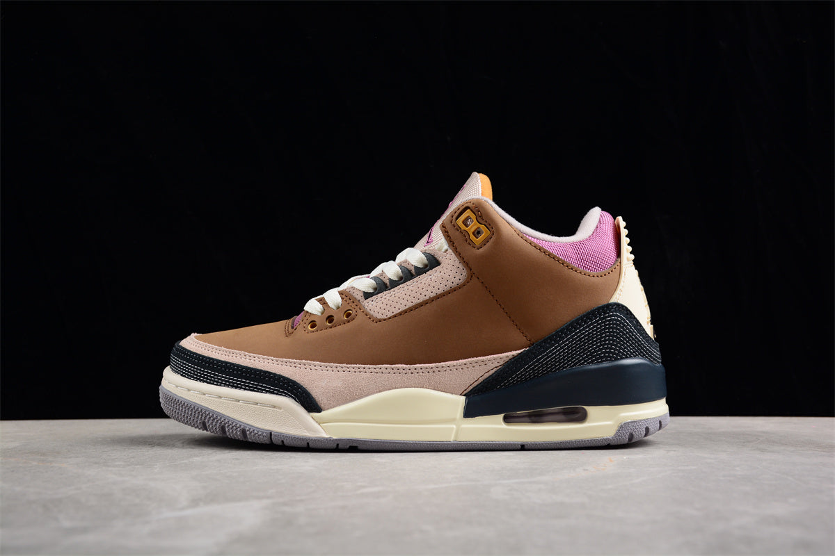 Air Jordan 3 Retro "Mars Stone" Brown  Shoes braveps