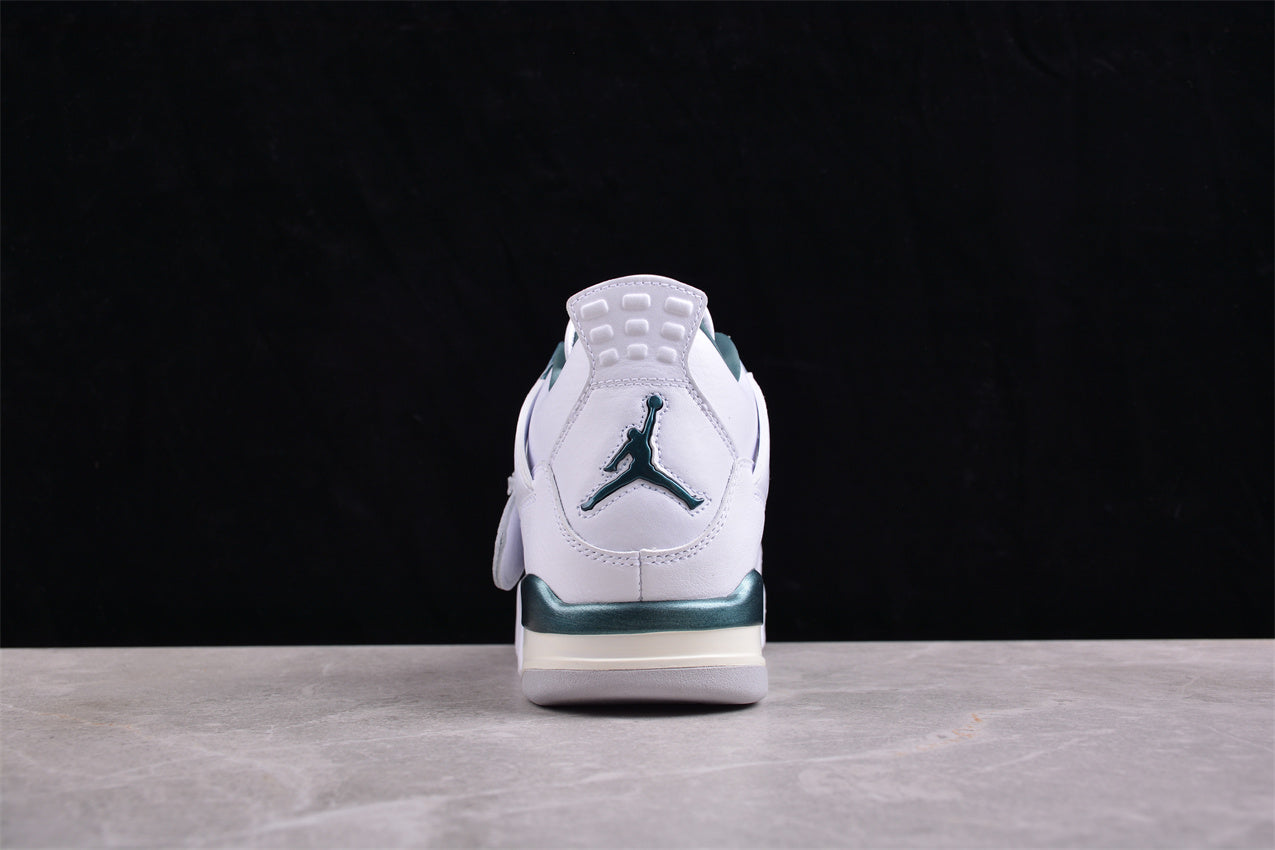 Air Jordan 4 Retro "Oxidized Gree" White Green Shoes braveps