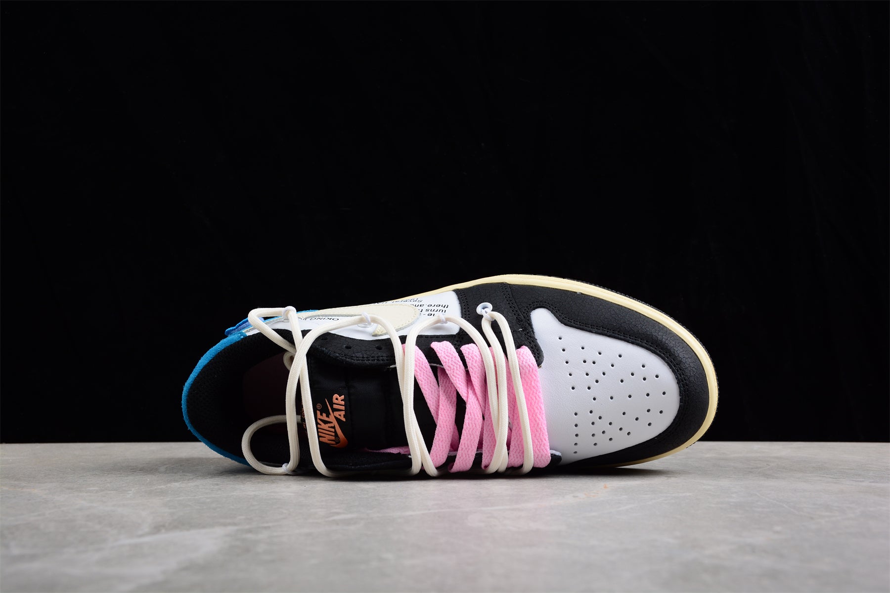 Nike Air Jordan 1 Low GS"White/Black/Pink" braveps