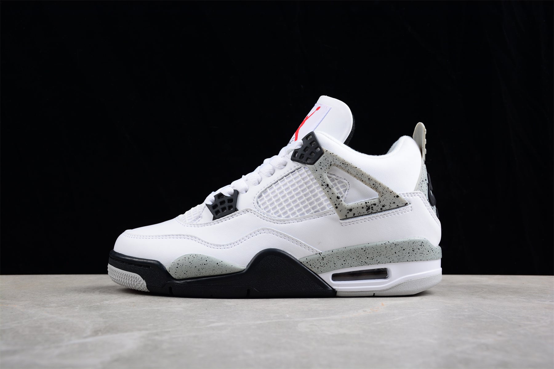 Air Jordan 4 Retro "White Cement" Shoes braveps