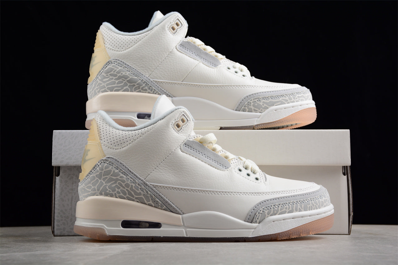 Air Jordan 3 "Craft Ivory" white Shoes braveps