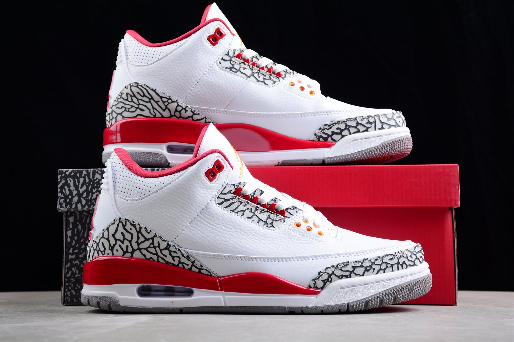 Foreign trade version of Air Jordan 3 Retro "Fire Red" Shoes braveps