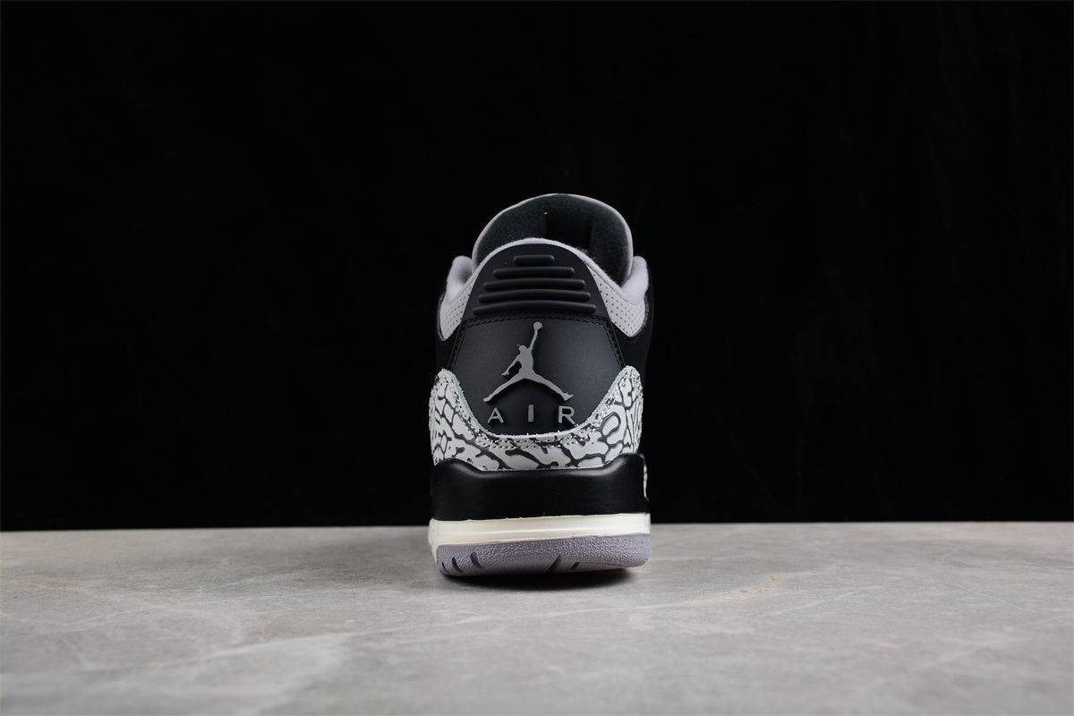 Air Jordan 3 WMNS "Off Noir" Black Shoes braveps