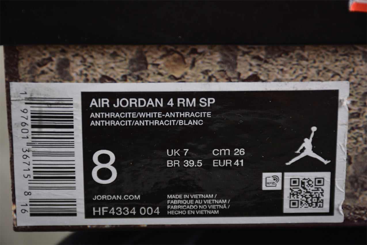 Air Jordan 4 "Remastered" Black Shoes braveps