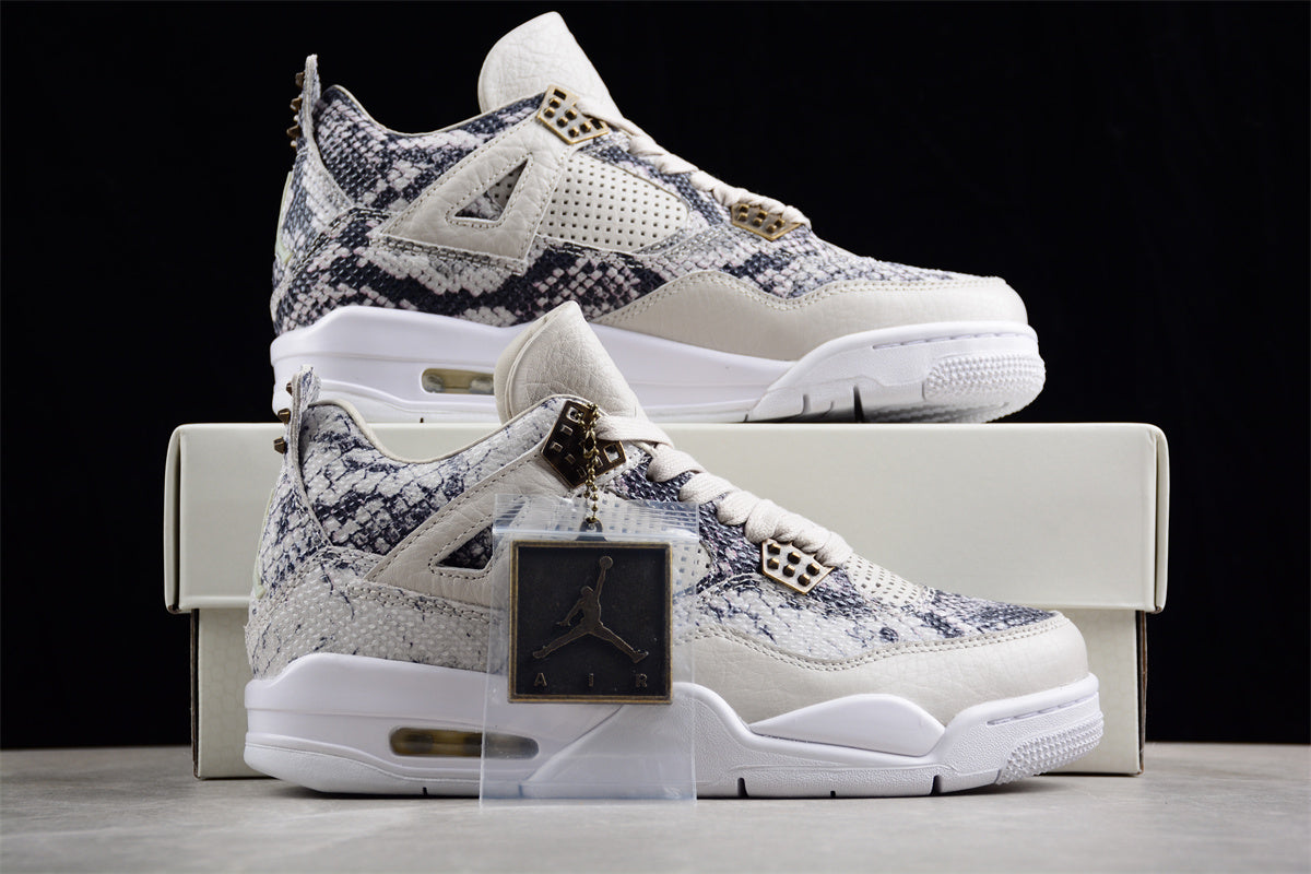 Air Jordan 4 Premium "Snakeskin" Shoes braveps