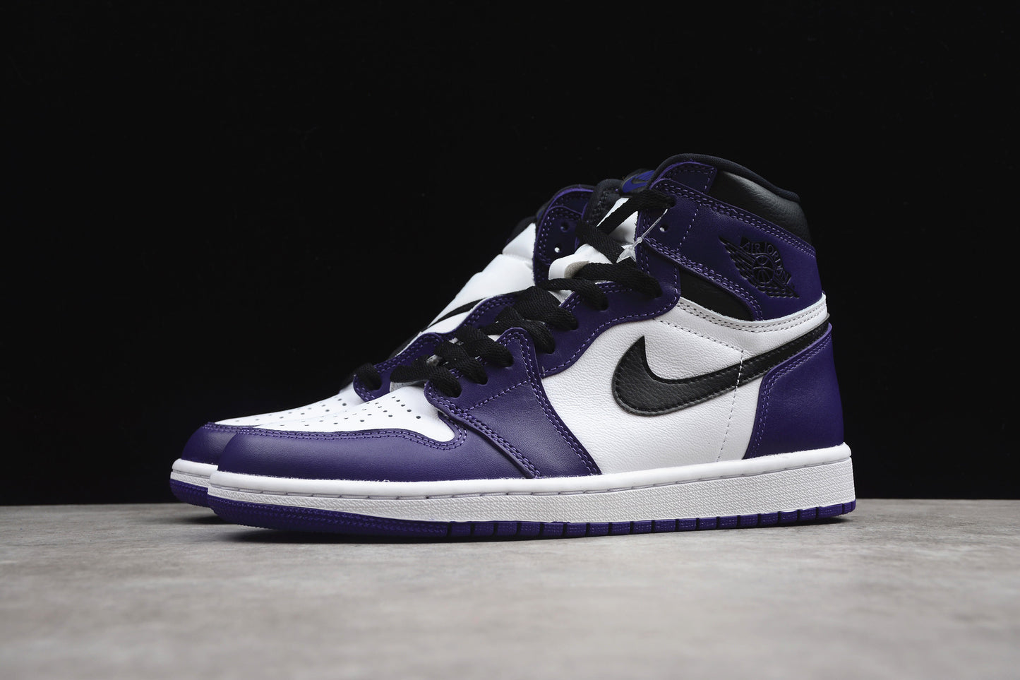 R42 CJ Jordan 1 High Top White Purple braveps