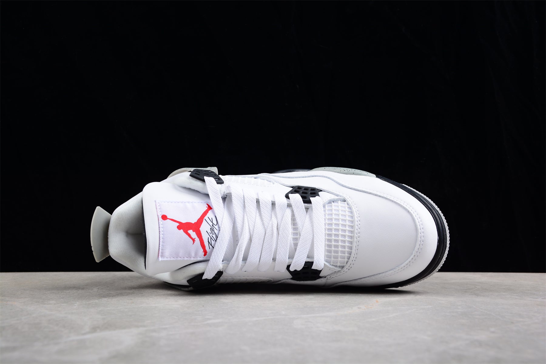 Air Jordan 4 Retro "White Cement" Shoes braveps