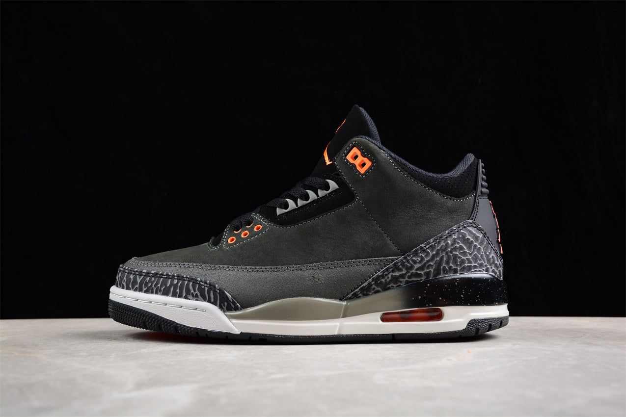 Air Jordan 3 Retro "Fear" Dark Gray Shoes braveps