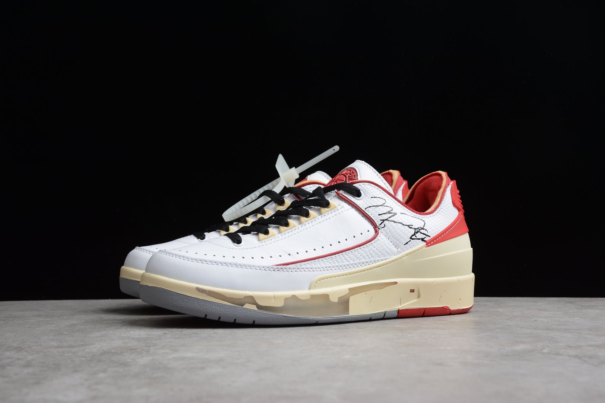 Air Jordan 2 Low SP white and red shoes  braveps