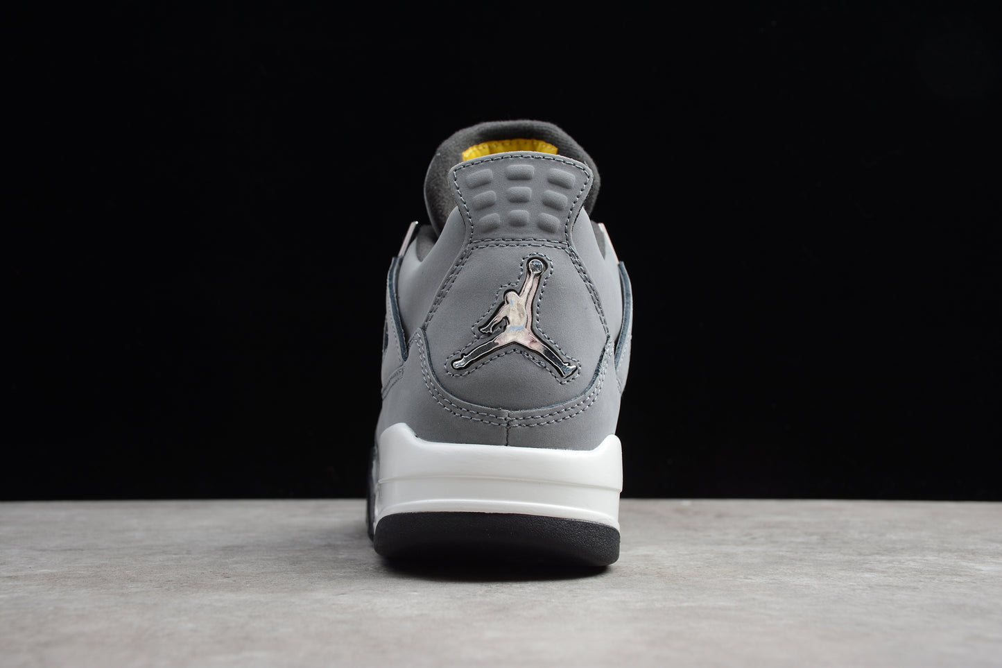 R40 Air Jordan 4 Gray White Black Shoes braveps