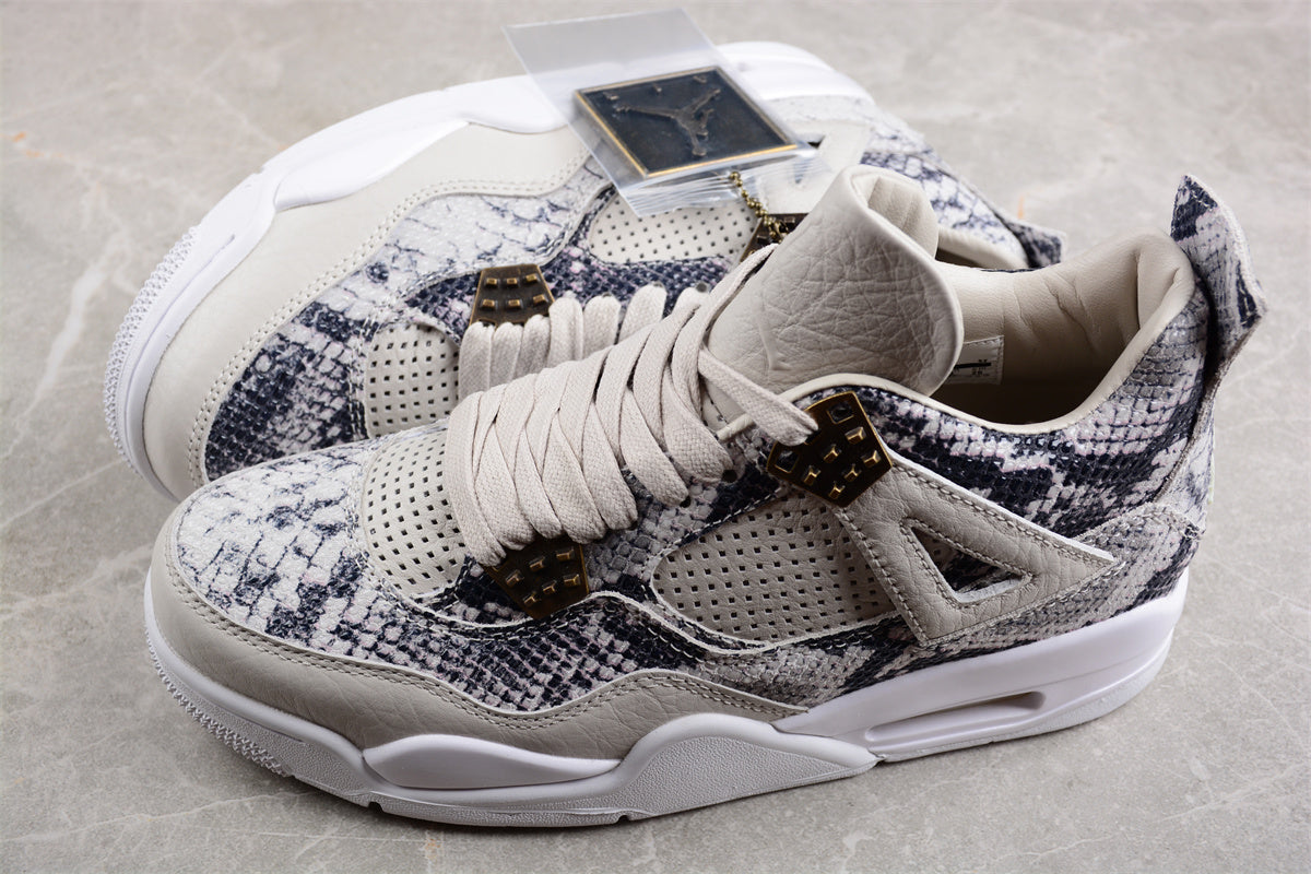 Air Jordan 4 Premium "Snakeskin" Shoes braveps