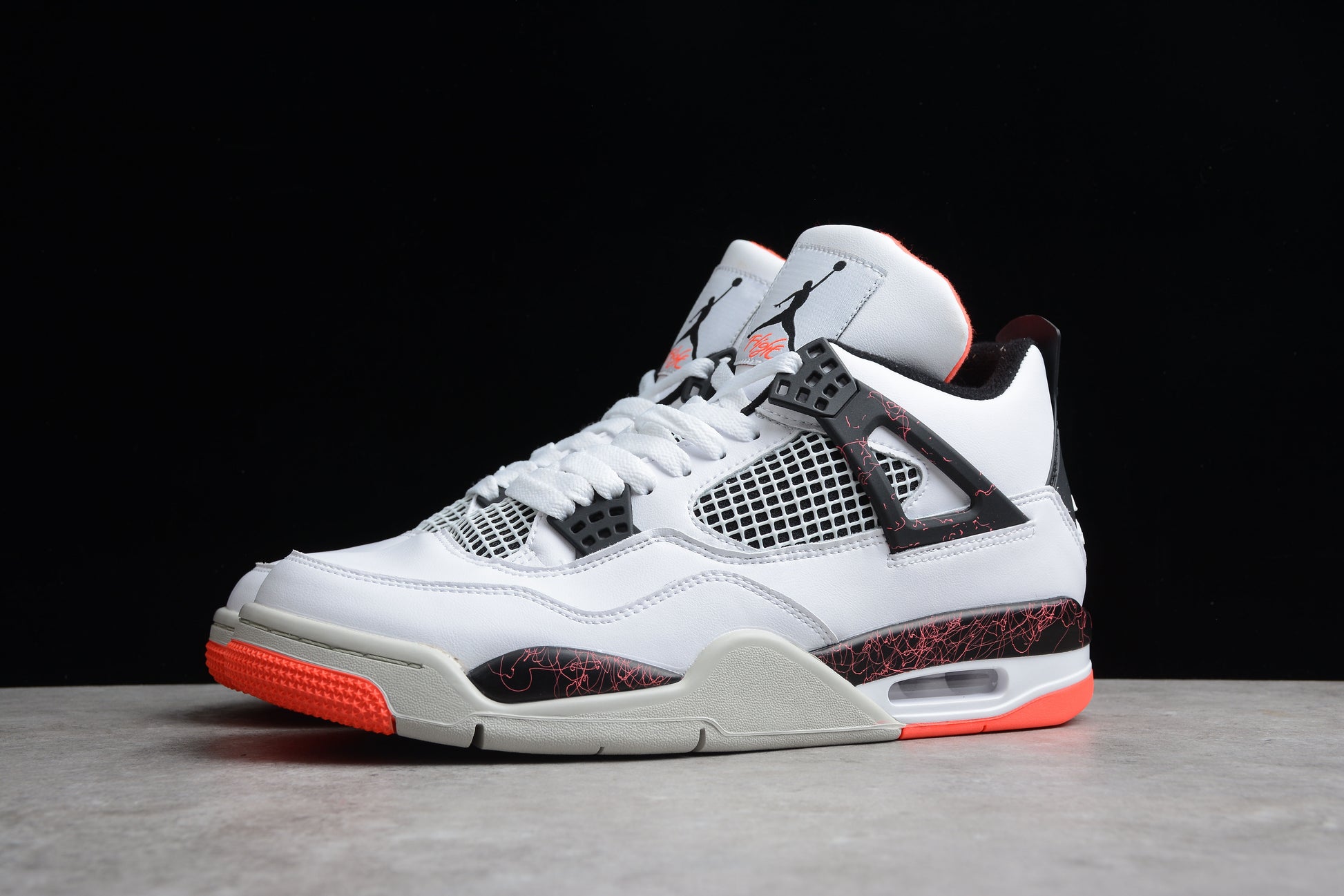 R26 Top Layer Air Jordan 4 Retro "Hot Lava"  Shoes braveps