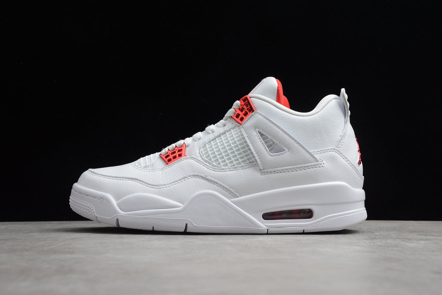 R38 Air Jordan 4 White Red Shoes braveps