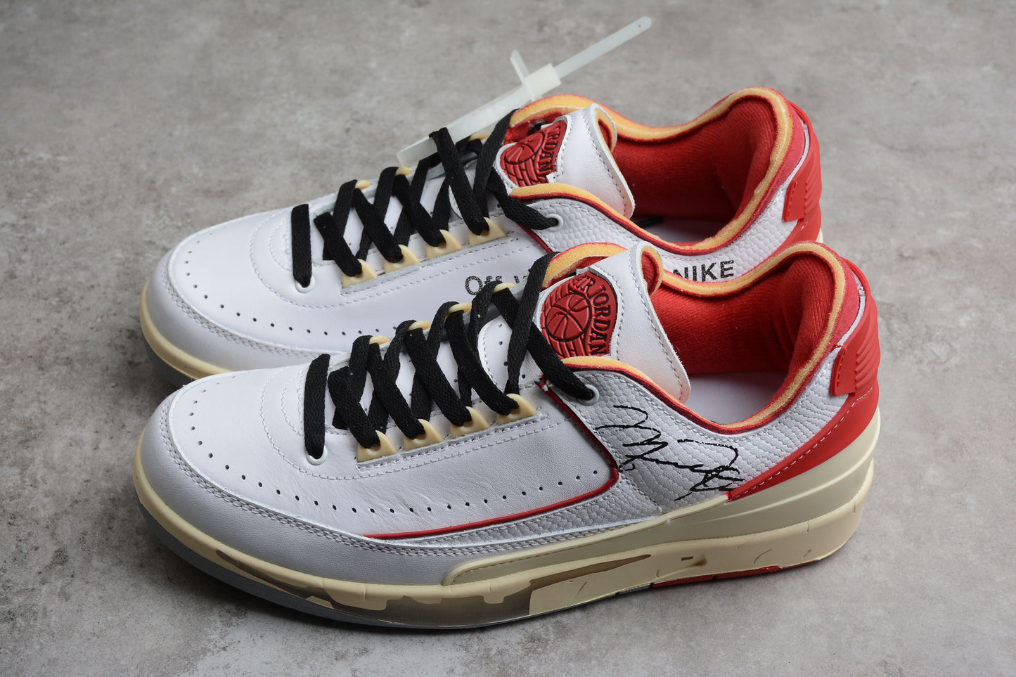 Air Jordan 2 Low SP white and red shoes  braveps