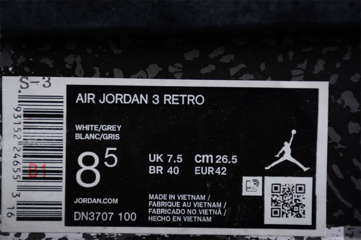 Air Jordan 3 "White Cement Reimagined" Shoes braveps