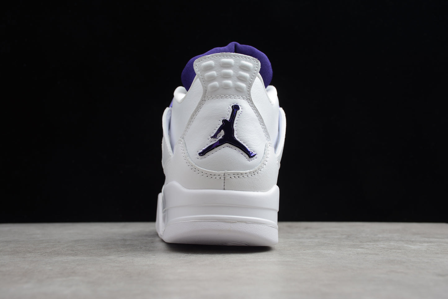 R38 Air Jordan 4 White Purple Shoes braveps