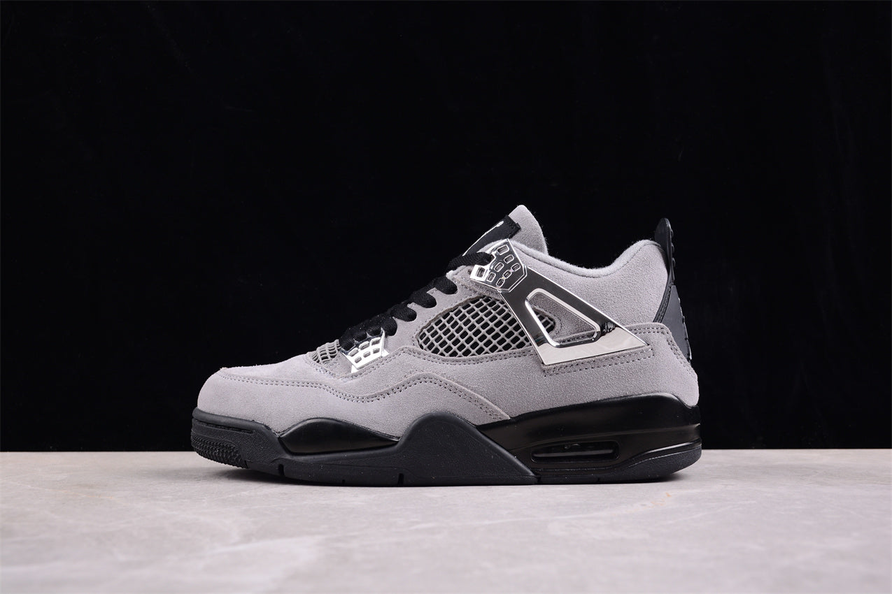 Air Jordan 4 Retro "Hot Lava" Gray Shoes braveps