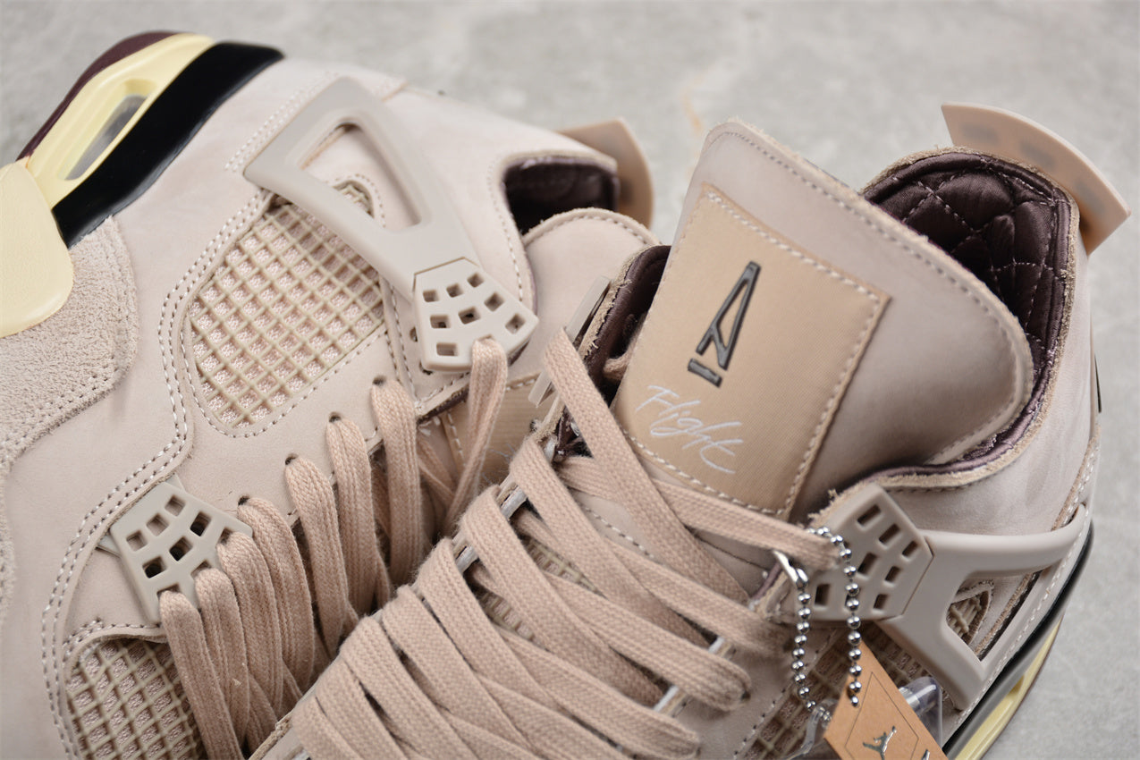 A Ma Maniere x Air Jordan 4 Retro "Fossil Stone" Shoes braveps