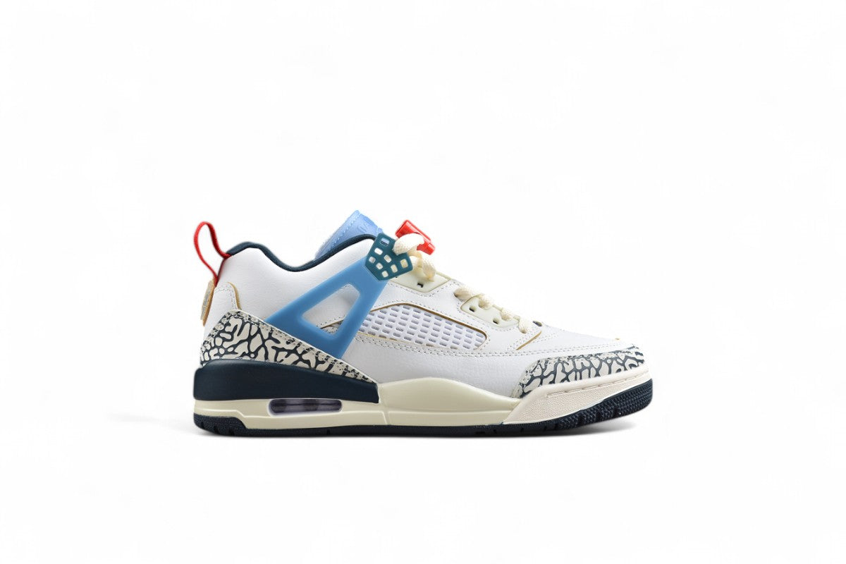 AJ 5 Spizike Low White Blue Shoes braveps