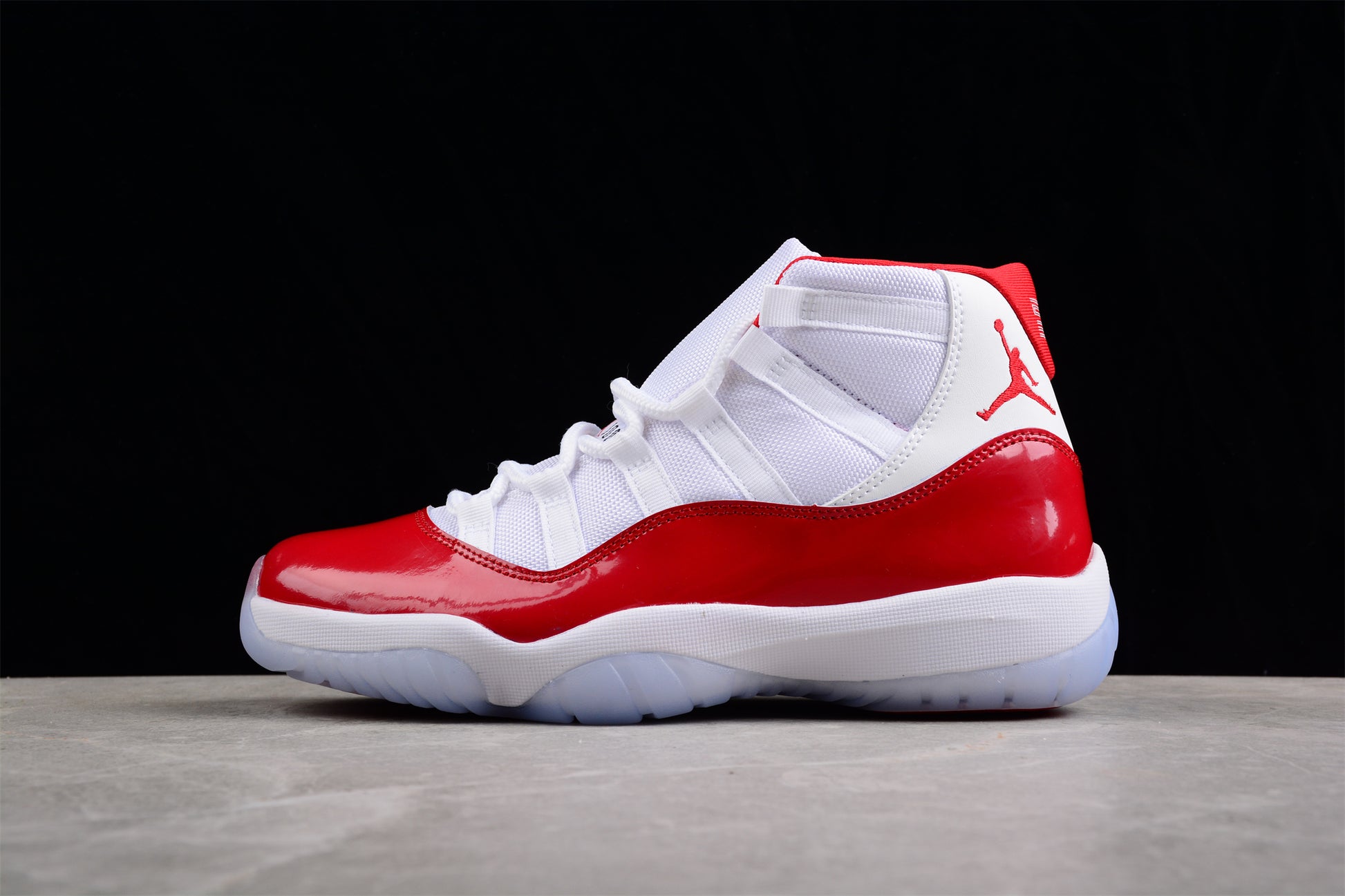 Air Jordan 11 "Cherry" White and Red Shoes braveps