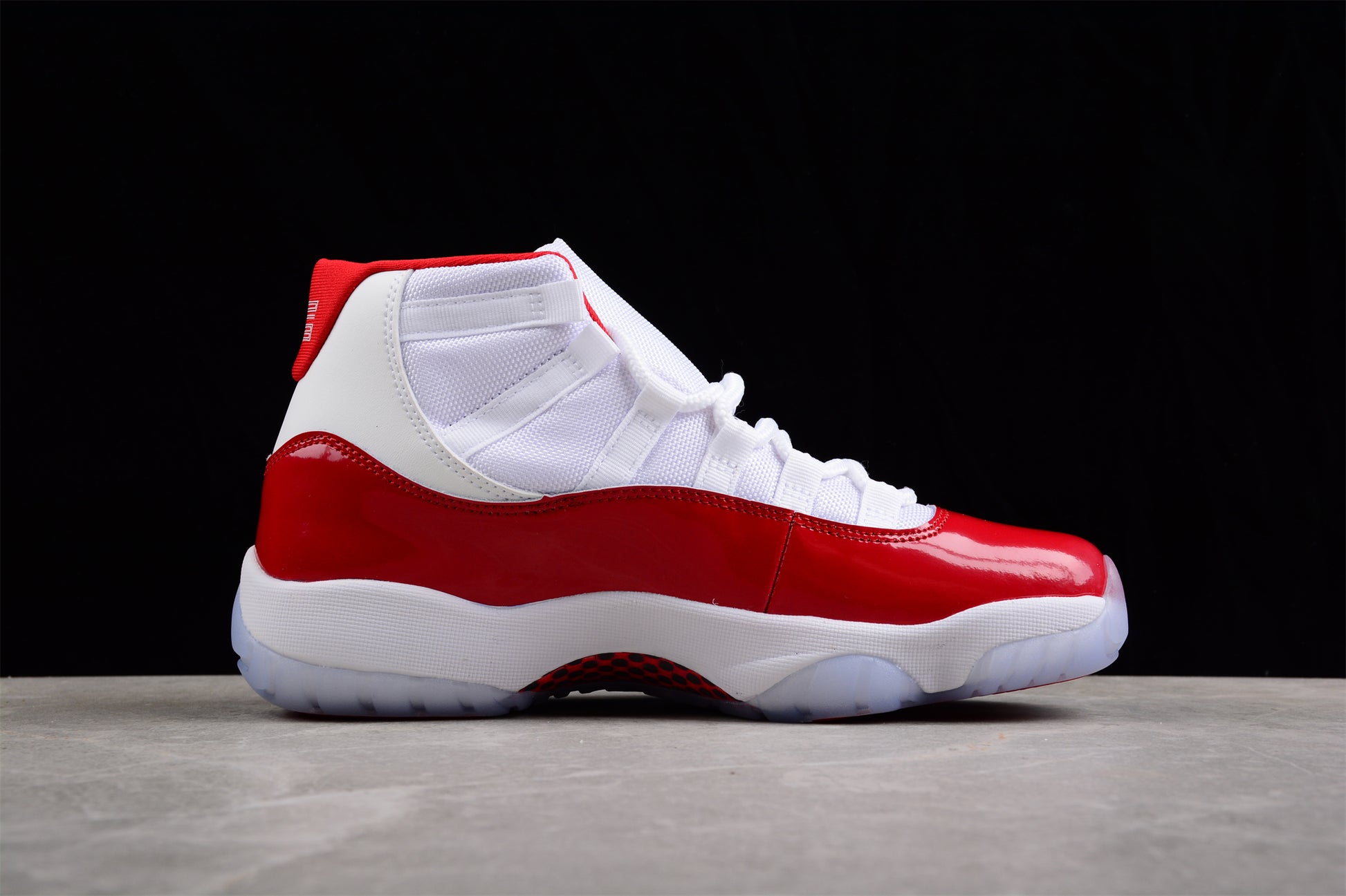 Air Jordan 11 "Cherry" White and Red Shoes braveps