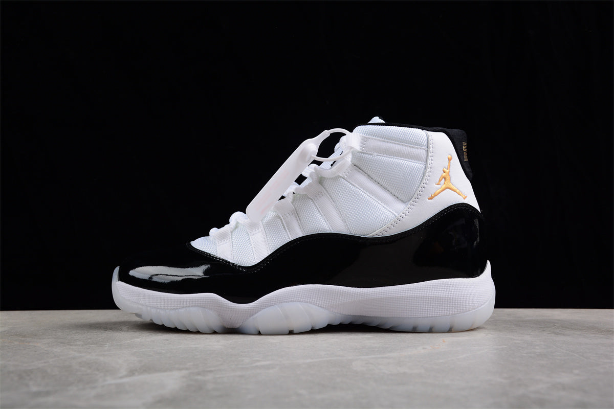 Air Jordan 11 Concord White Black Gold  Sneaker braveps