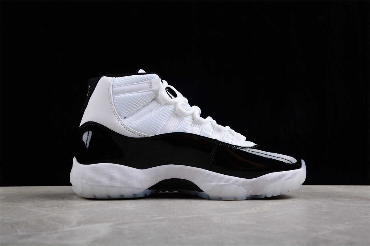 Air Jordan 11 Concord White Black Gold  Sneaker braveps