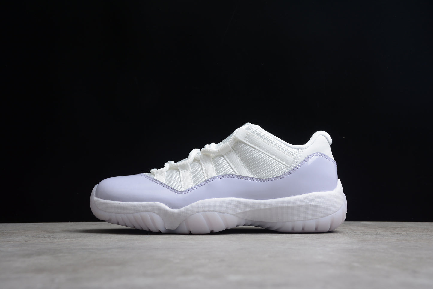 Air Jordan 11 Retro Low " Pure Violet " White Purple Shoes braveps