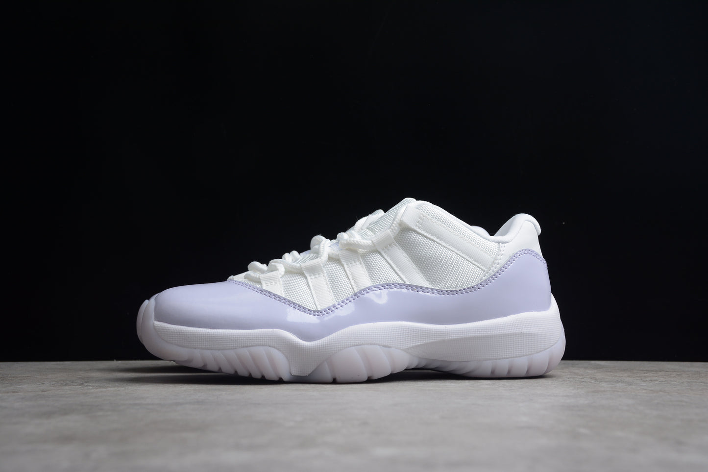 Air Jordan 11 Retro Low " Pure Violet " White Purple Shoes braveps