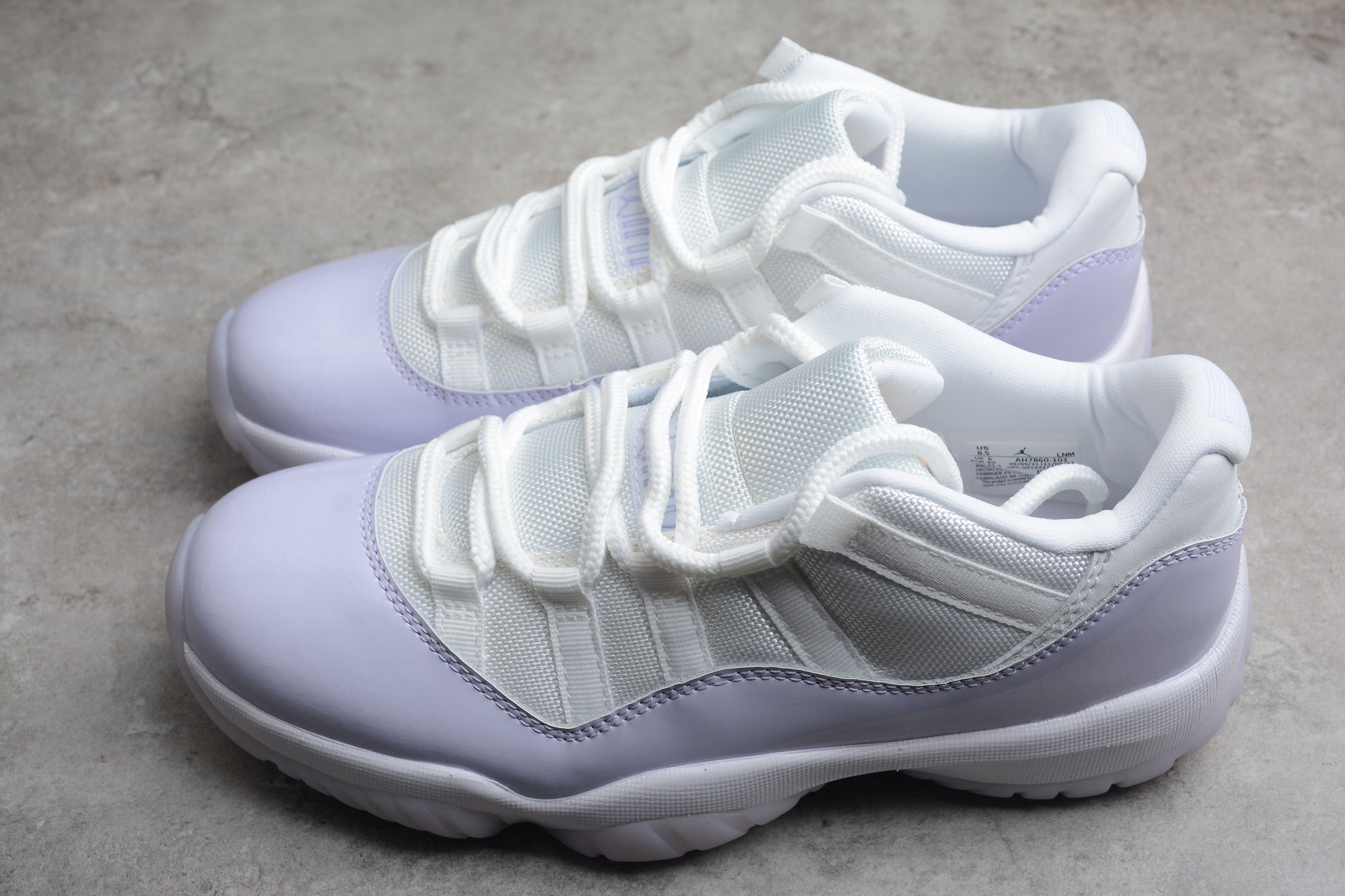 Air Jordan 11 Retro Low " Pure Violet " White Purple Shoes braveps