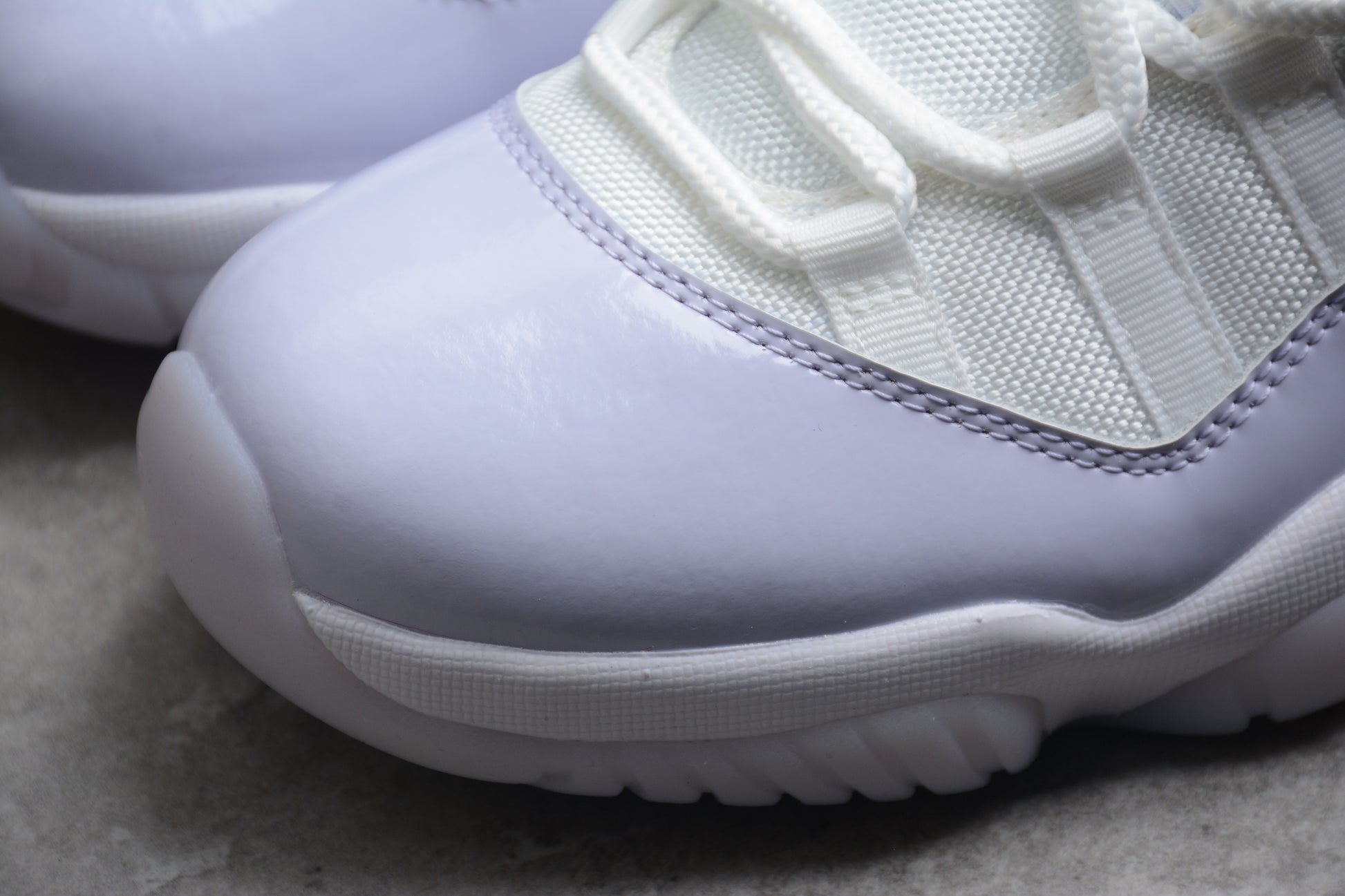 Air Jordan 11 Retro Low " Pure Violet " White Purple Shoes braveps