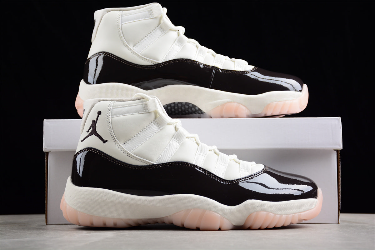 Air Jordan 11 Retro " Neapolitan" White and Black Shoes braveps