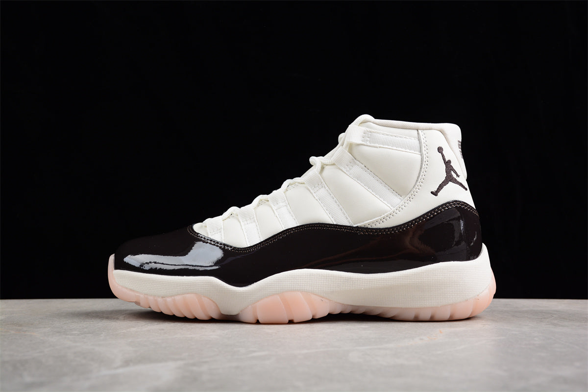 Air Jordan 11 Retro " Neapolitan" White and Black Shoes braveps